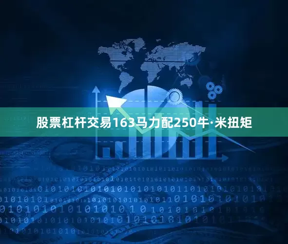 股票杠杆交易163马力配250牛·米扭矩